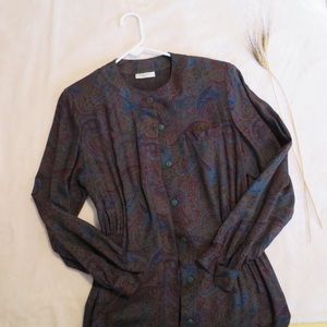 Vintage Patterned Dress